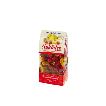 CANDIED BIG CRANBERRIES AND QUINCES, 150G IN PLASTIC BAG