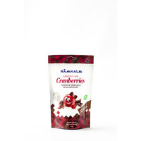 Candied cranberries in milk chocolate, 80g