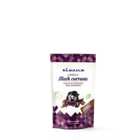 Candied black currant in milk chocolate, 80g