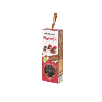 CANDIED CRANBERRIES IN MILK CHOCOLATE, 100G BOX