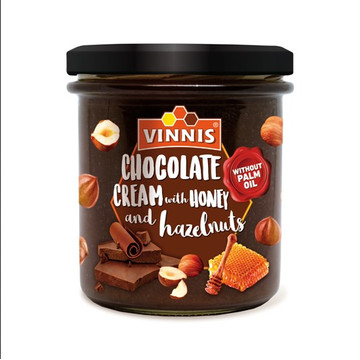 VINNIS CHOCOLATE CREAM WITH HONEY AND HAZELNUTS