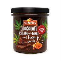 Vinnis chocolate cream with honey and hemp seeds