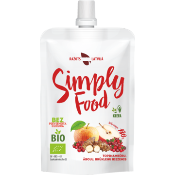 SUNROOT, APPLE AND COWBERRY PUREE &quot;SIMPLY FOOD&quot;
