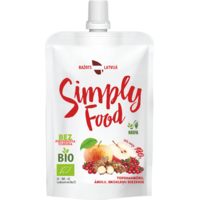 Sunroot, apple and cowberry puree "Simply Food"