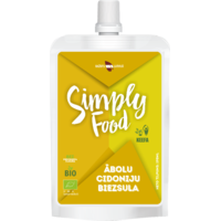SUNROOT, APPLE AND RASPBERRY PUREE "SIMPLY FOOD"