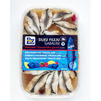 Pickled herring pieces “Ziemeļnieku gaumē”